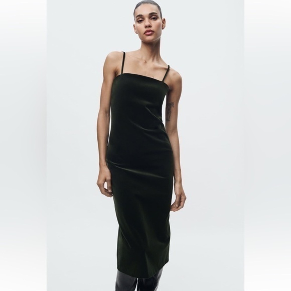 Zara NWT velvet dress limited edition